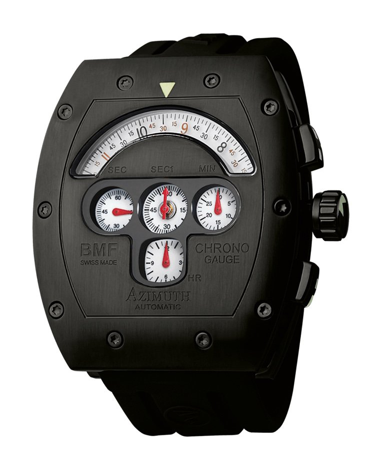 CHRONO GAUGE BMF PVD case (white dial)