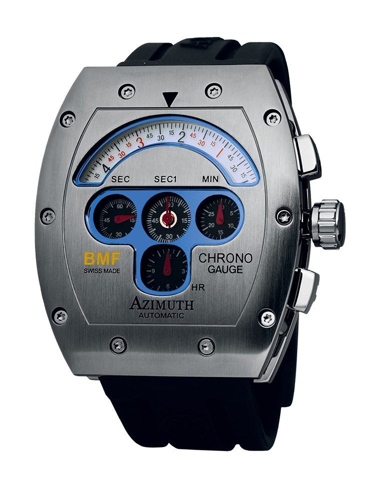 CHRONO GAUGE BMF PVD case (black dial)