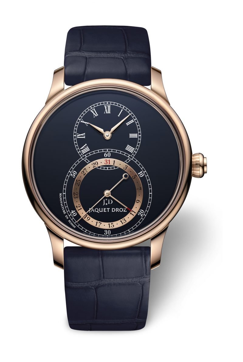 Grande Seconde Quantieme Dark Blue Enamel