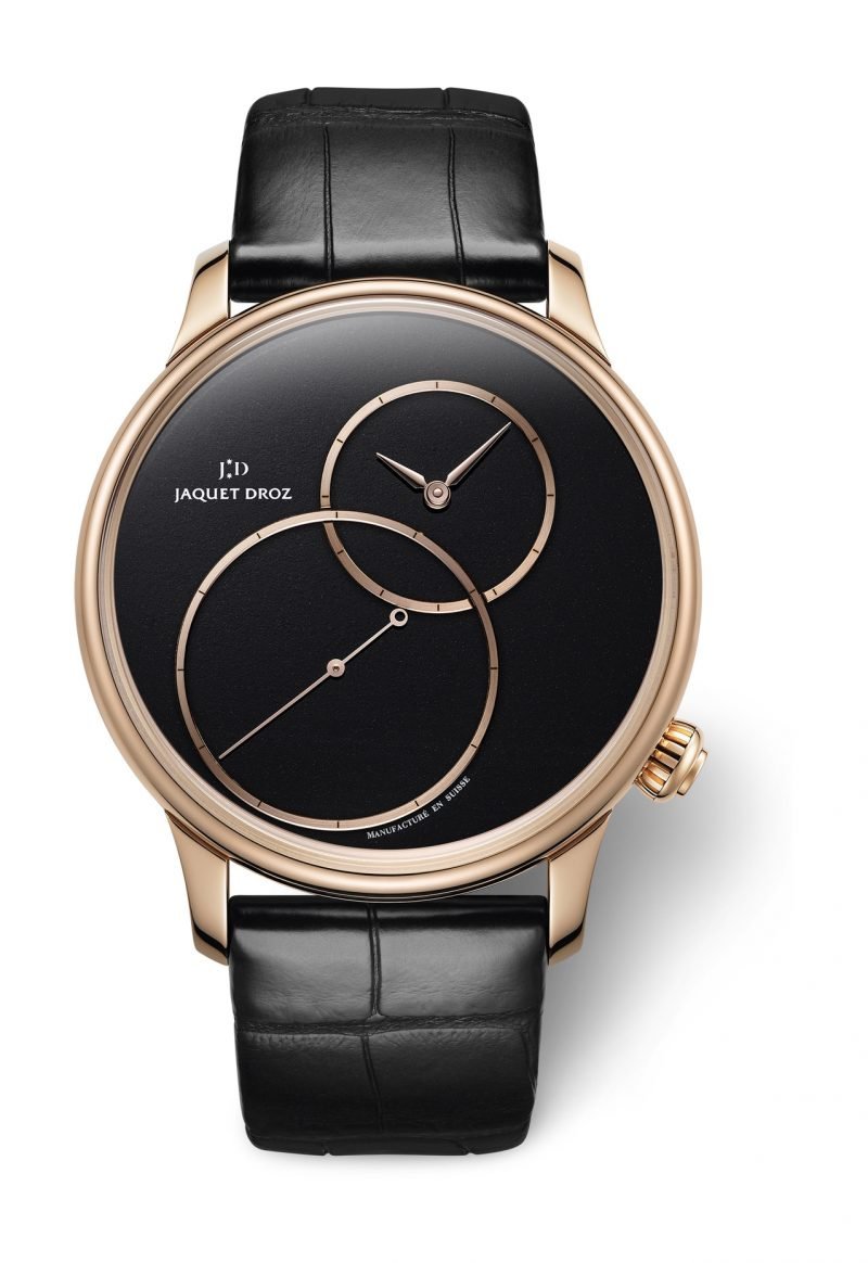 Grande Seconde Off-Centered Black Jade