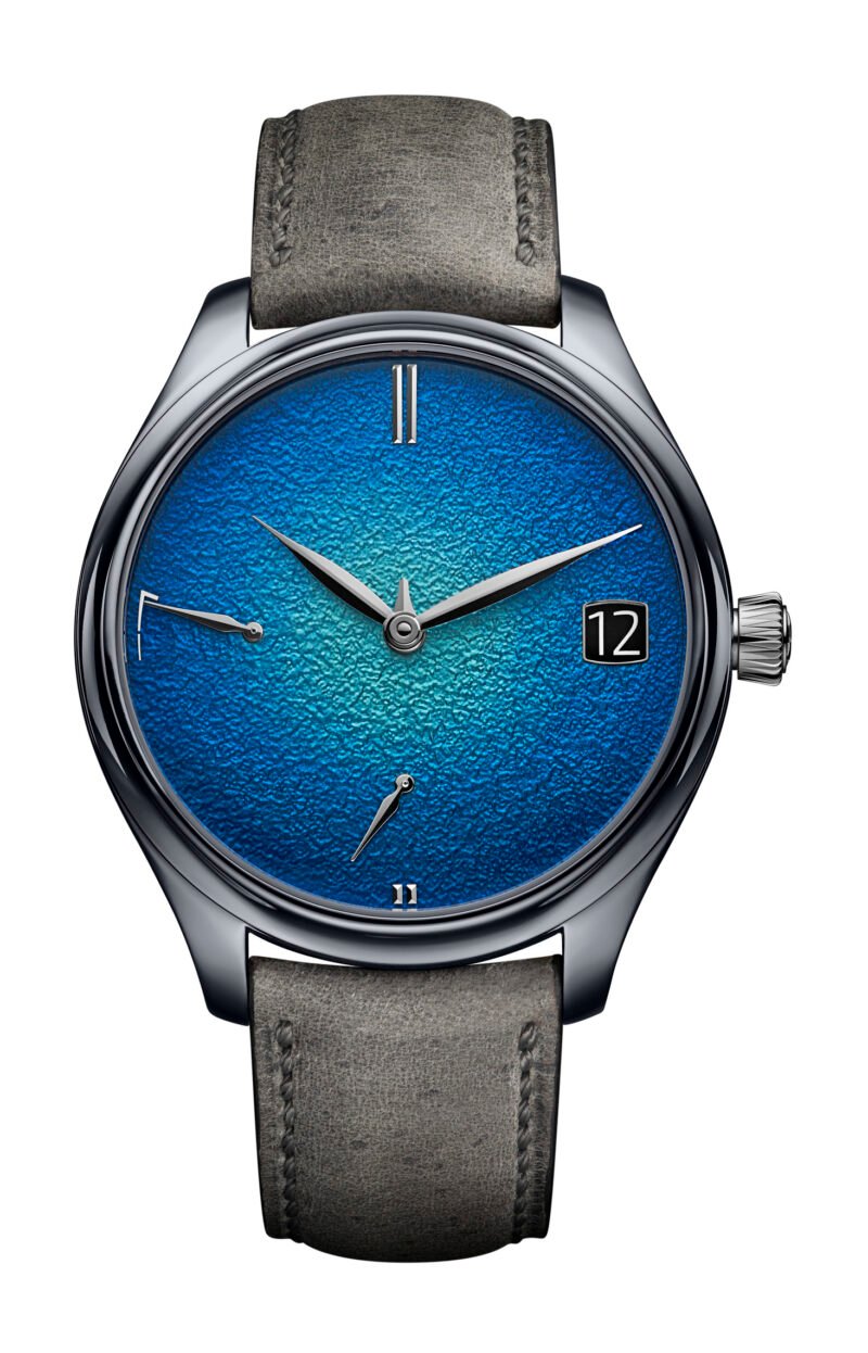 Endeavour Perpetual Calendar Tantalum Blue Enamel