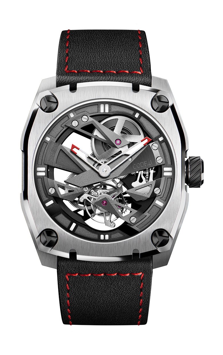 T360 Tourbillon Stratom Black & Red