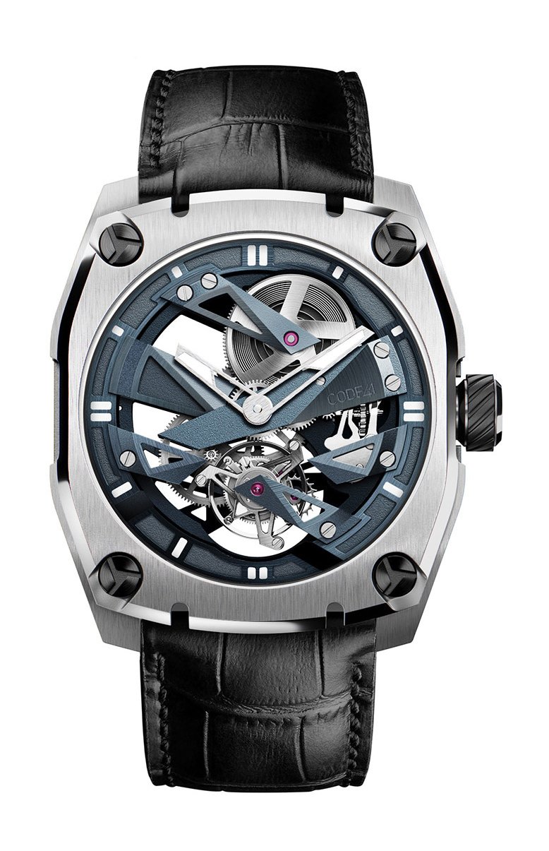 T360 Tourbillon Stratom Blue, Grey & White