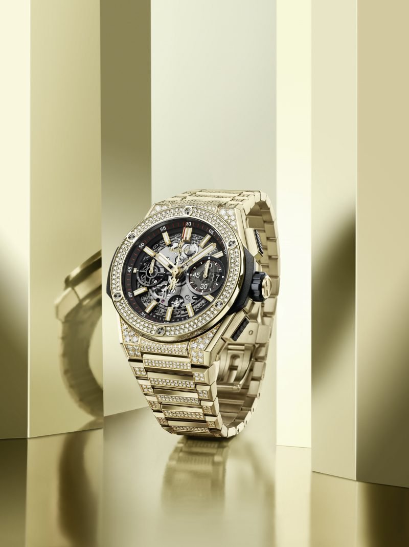 Big Bang Integral Yellow Gold Pavé