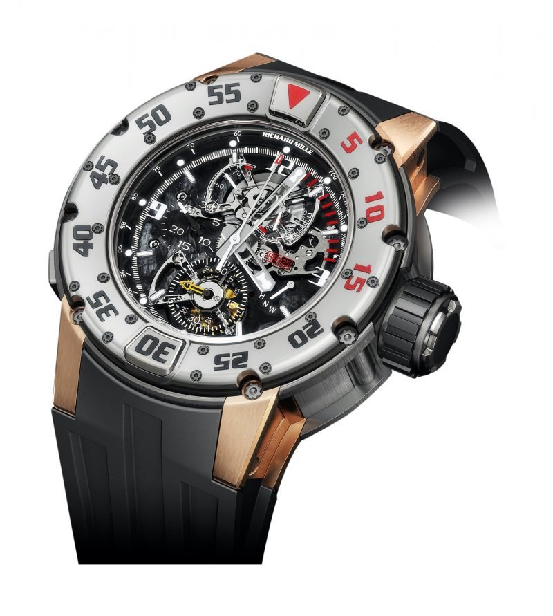 RM 025 Manual Winding Tourbillon Chronograph Diver’s watch