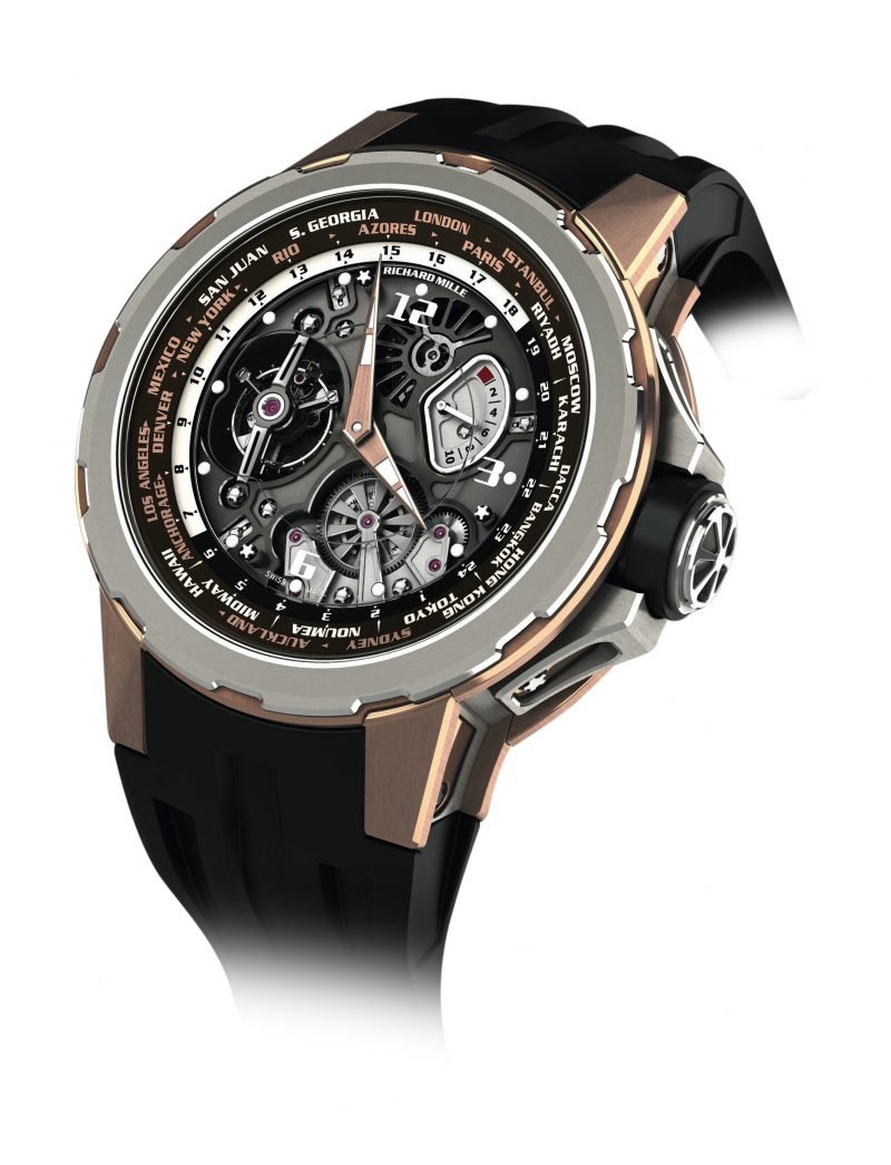 RM 58-01 Manual Winding Tourbillon Worldtimer Jean Todt