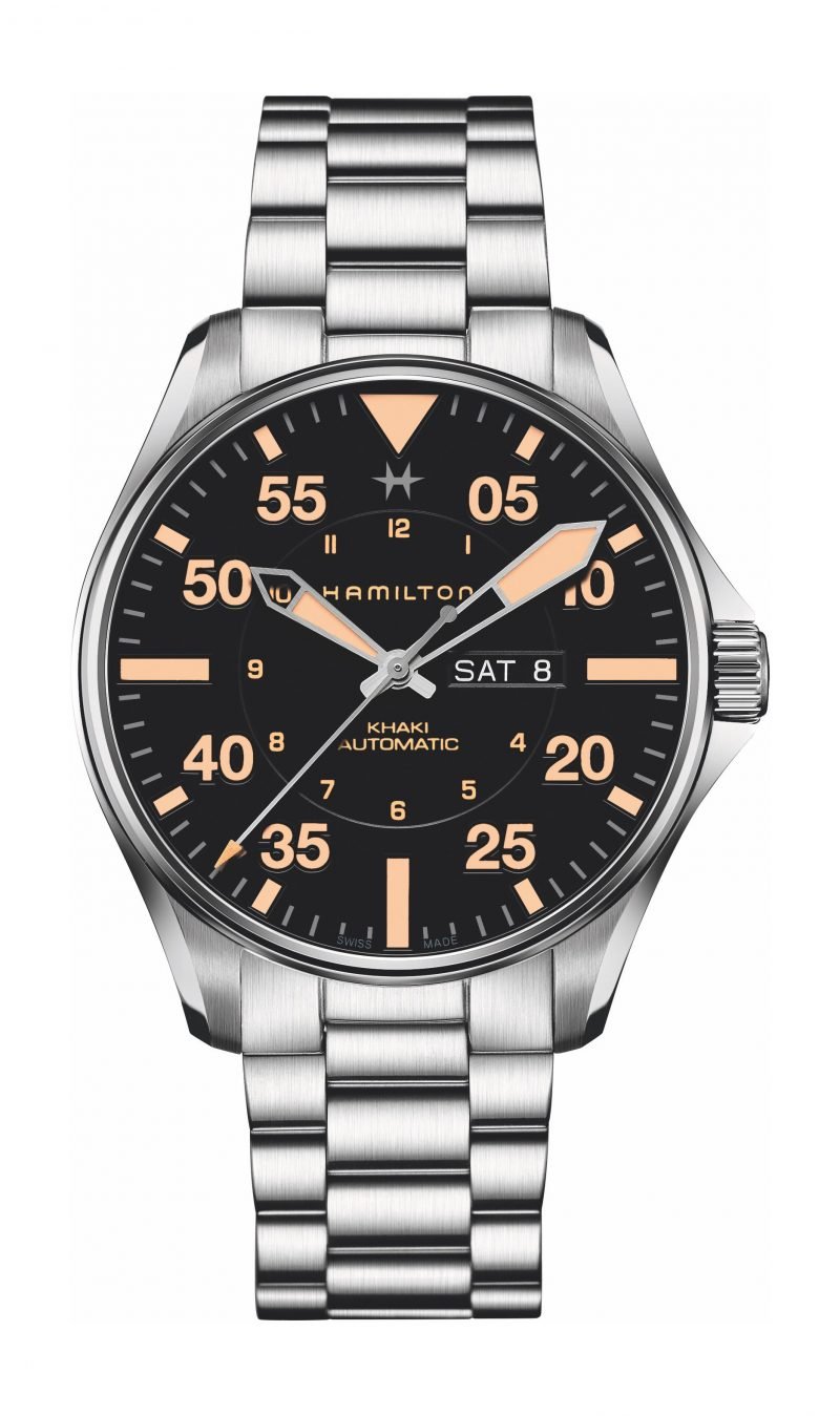 Khaki Aviation Pilot Day Date Auto