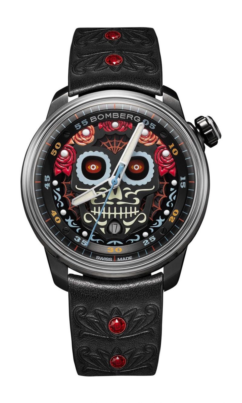 BB-01 Automatic Dia de los Muertos Red