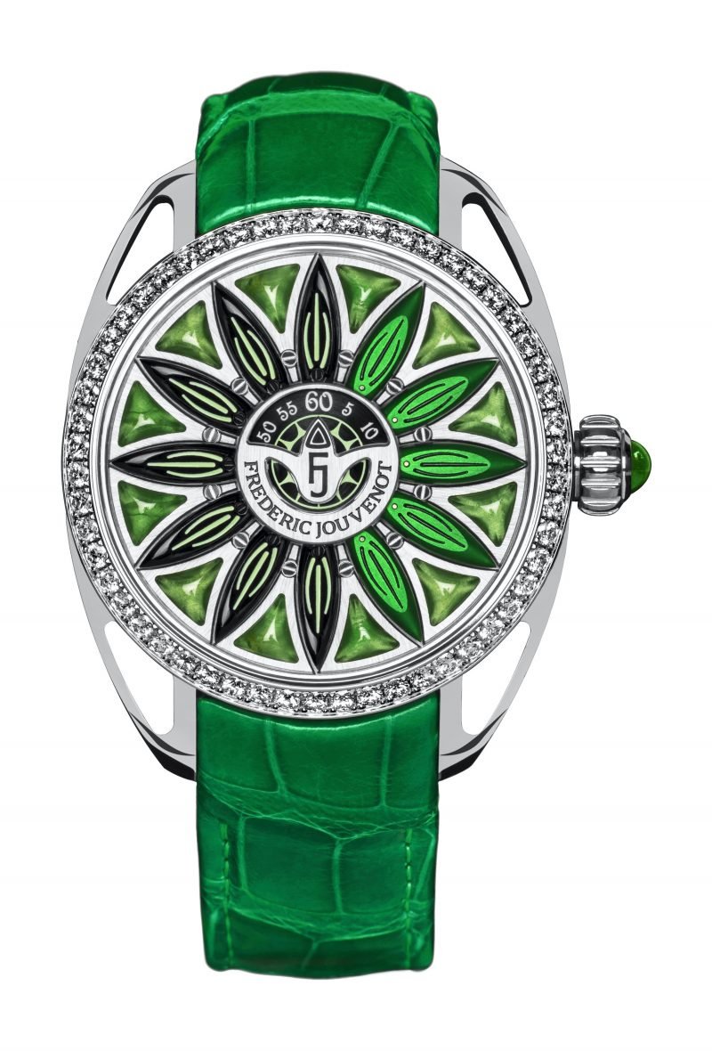 Surya White Gold Green Tsavorite 