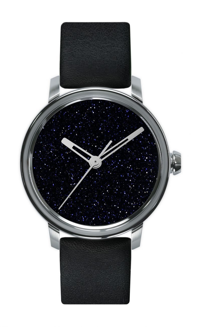 Contemporaines Ref.1120-AV “Dark Blue Aventurine Glass”