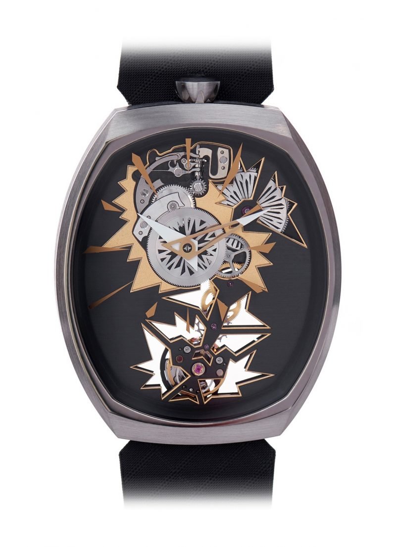 Mechanical Entropy (black & gold movement)
