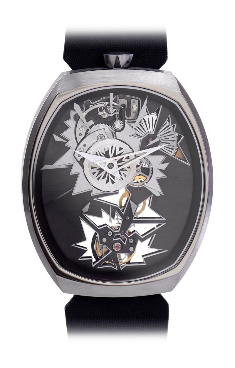 Mechanical Entropy (black & rhodium movement)