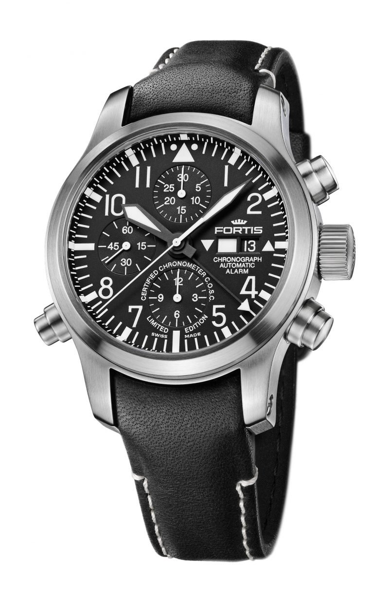 Aeromaster Steel Alarm Chronograph