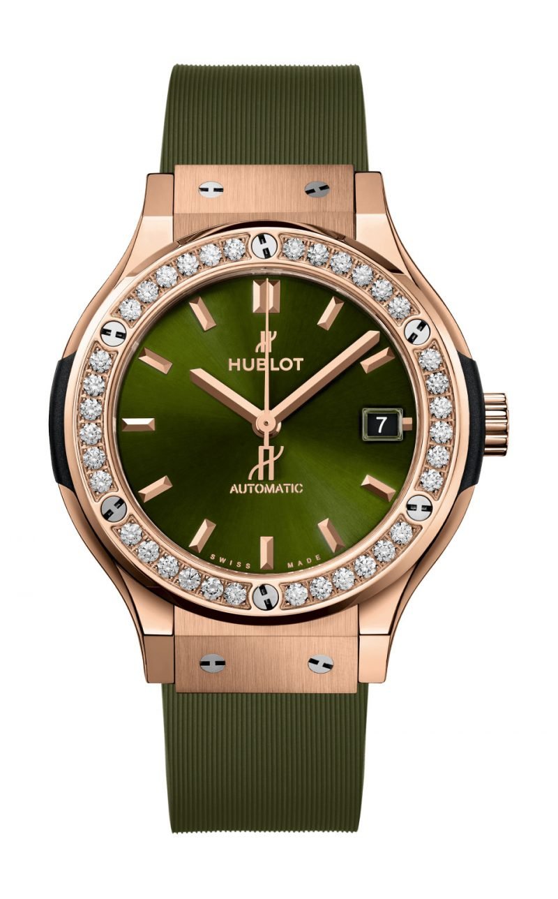 Classic Fusion King Gold Green Diamonds