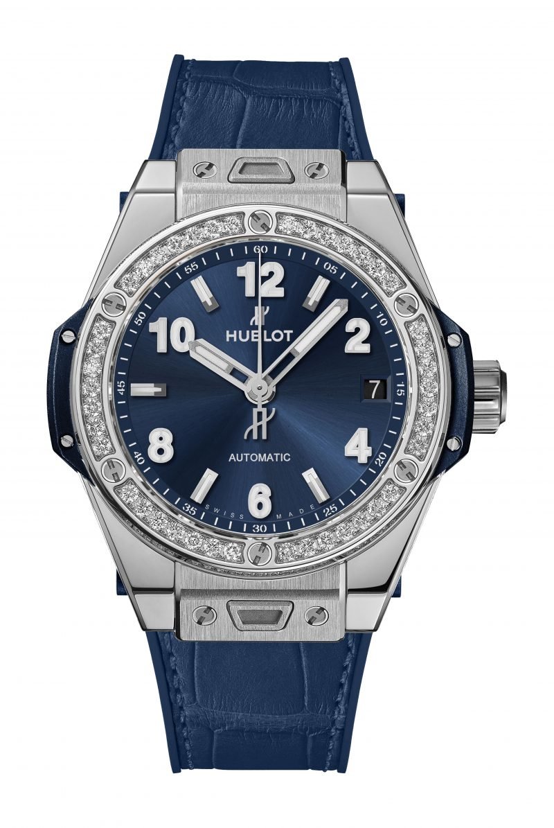Big Bang One Click Steel Blue Diamonds