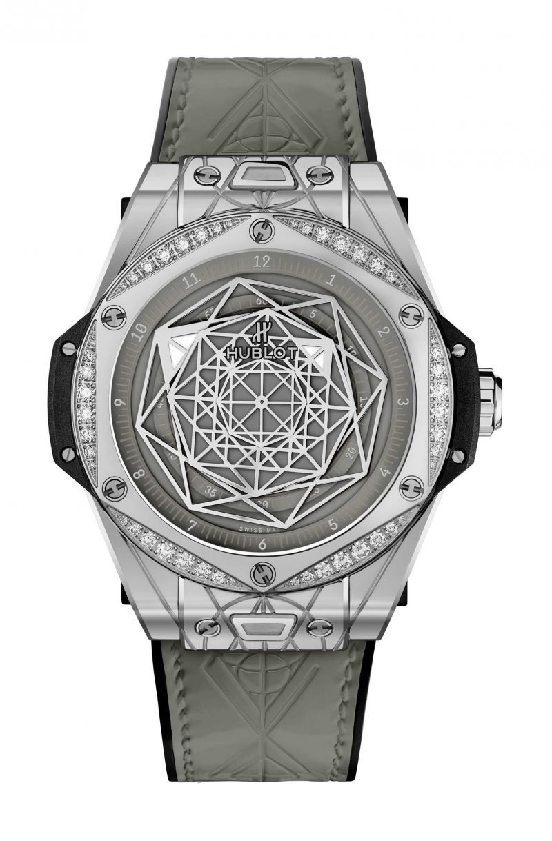 Big Bang One Click Sang Bleu Steel Grey Diamonds
