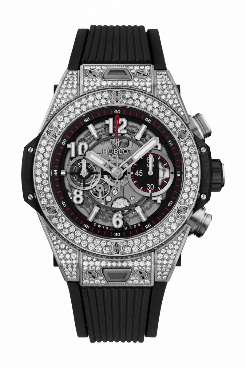 Big Bang Unico Titanium Pavé