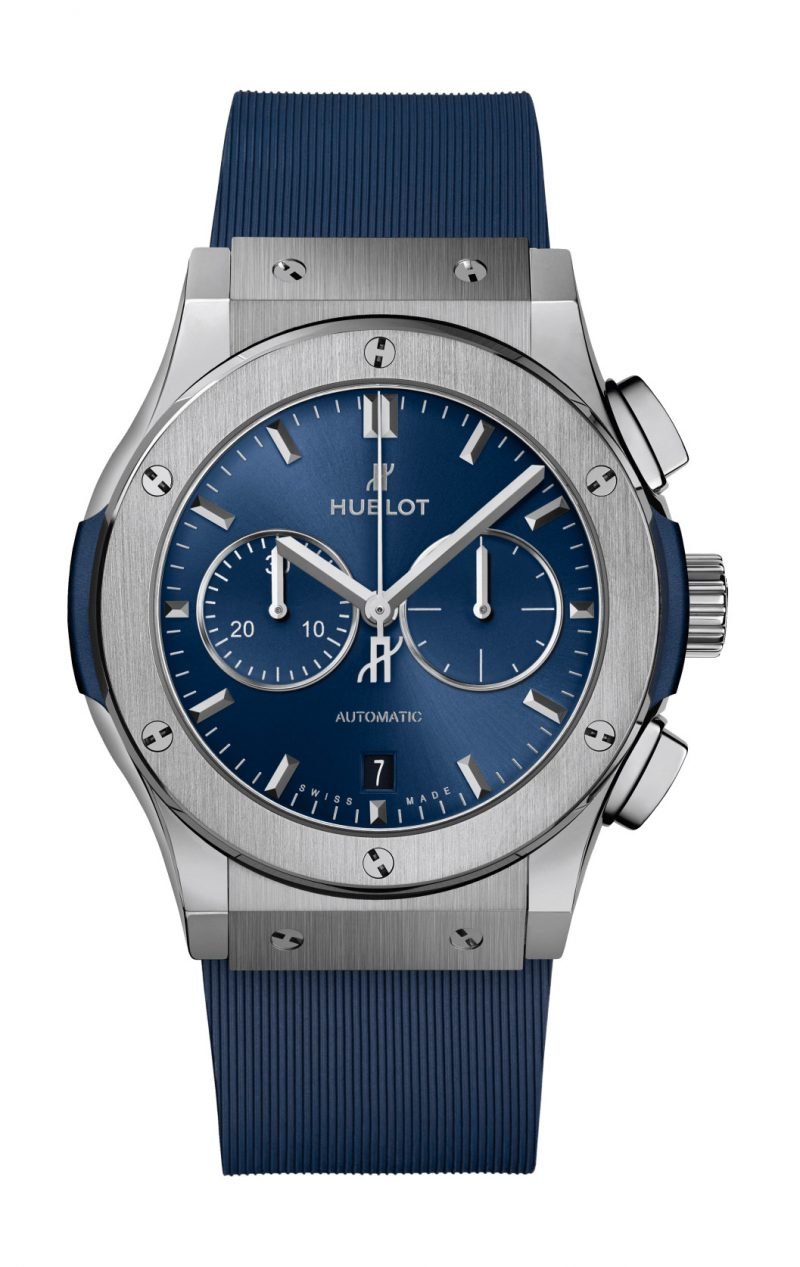 Classic Fusion Chronograph Titanium Blue