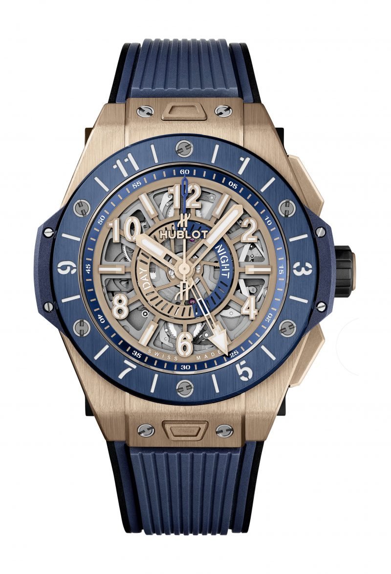 Big Bang Unico Gmt King Gold Blue Ceramic