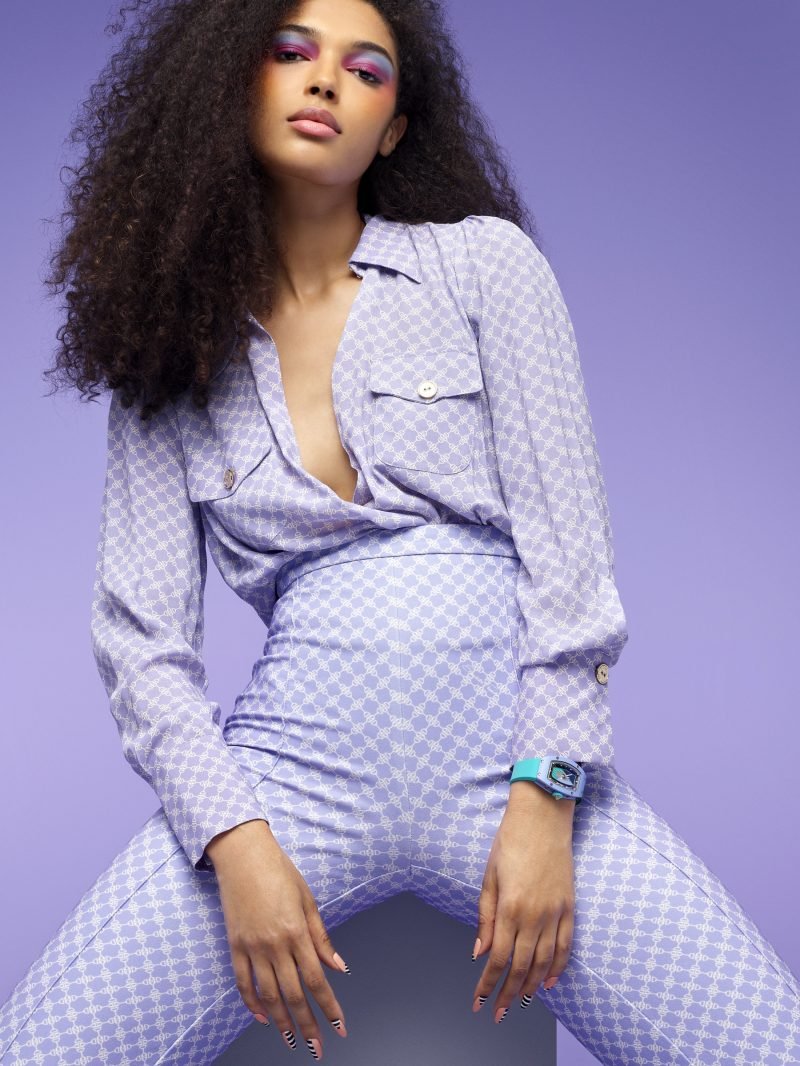 RM 07-01 Automatic Coloured Ceramics Pastel Blue