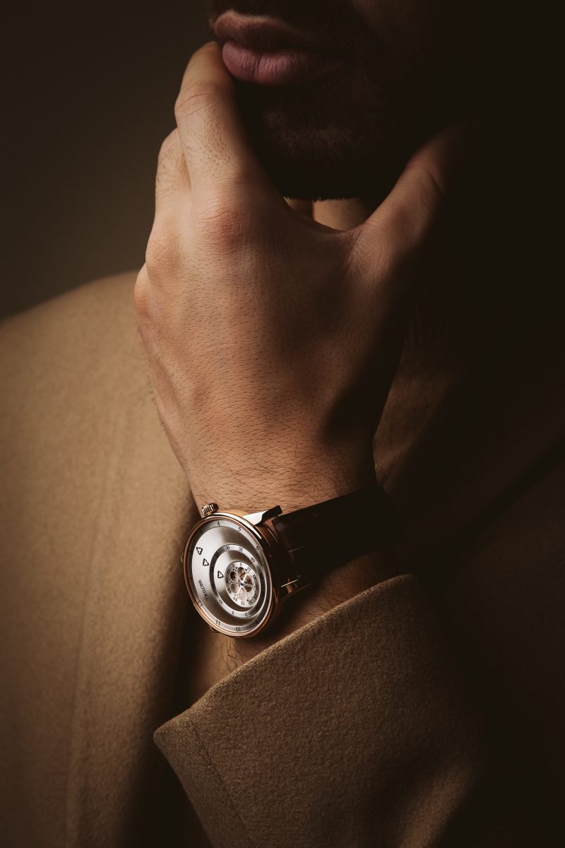 Les Matinaux Rose Gold Sunray Silver