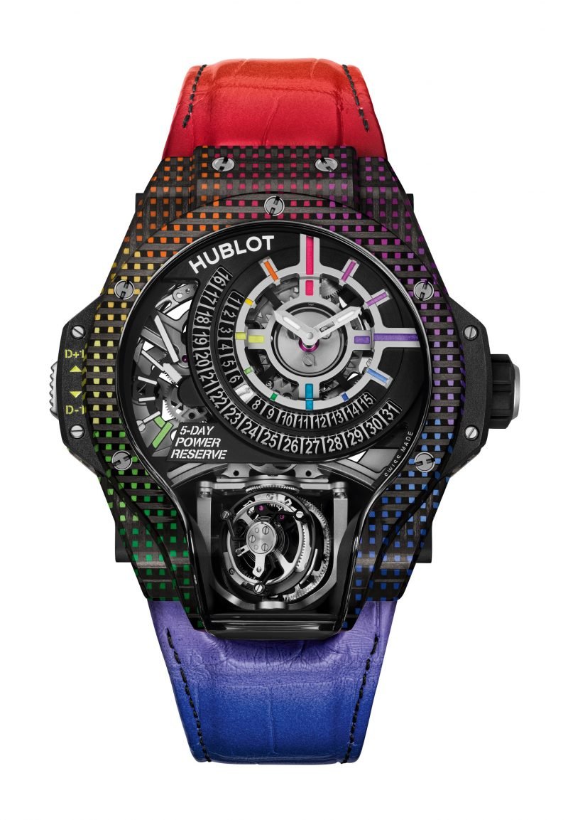MP 09 Tourbillon Bi-Axis Rainbow 3D Carbon