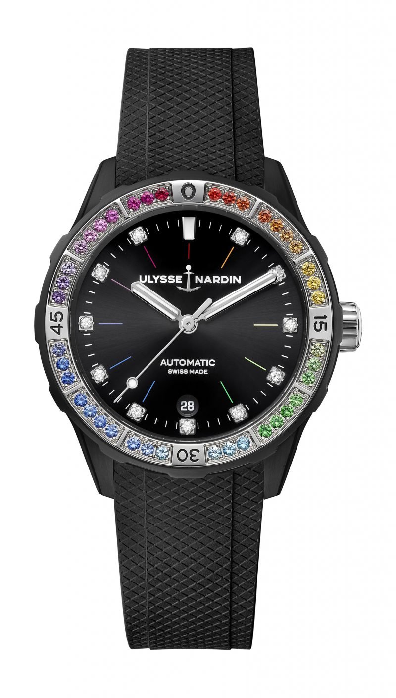 Lady Diver Rainbow Black