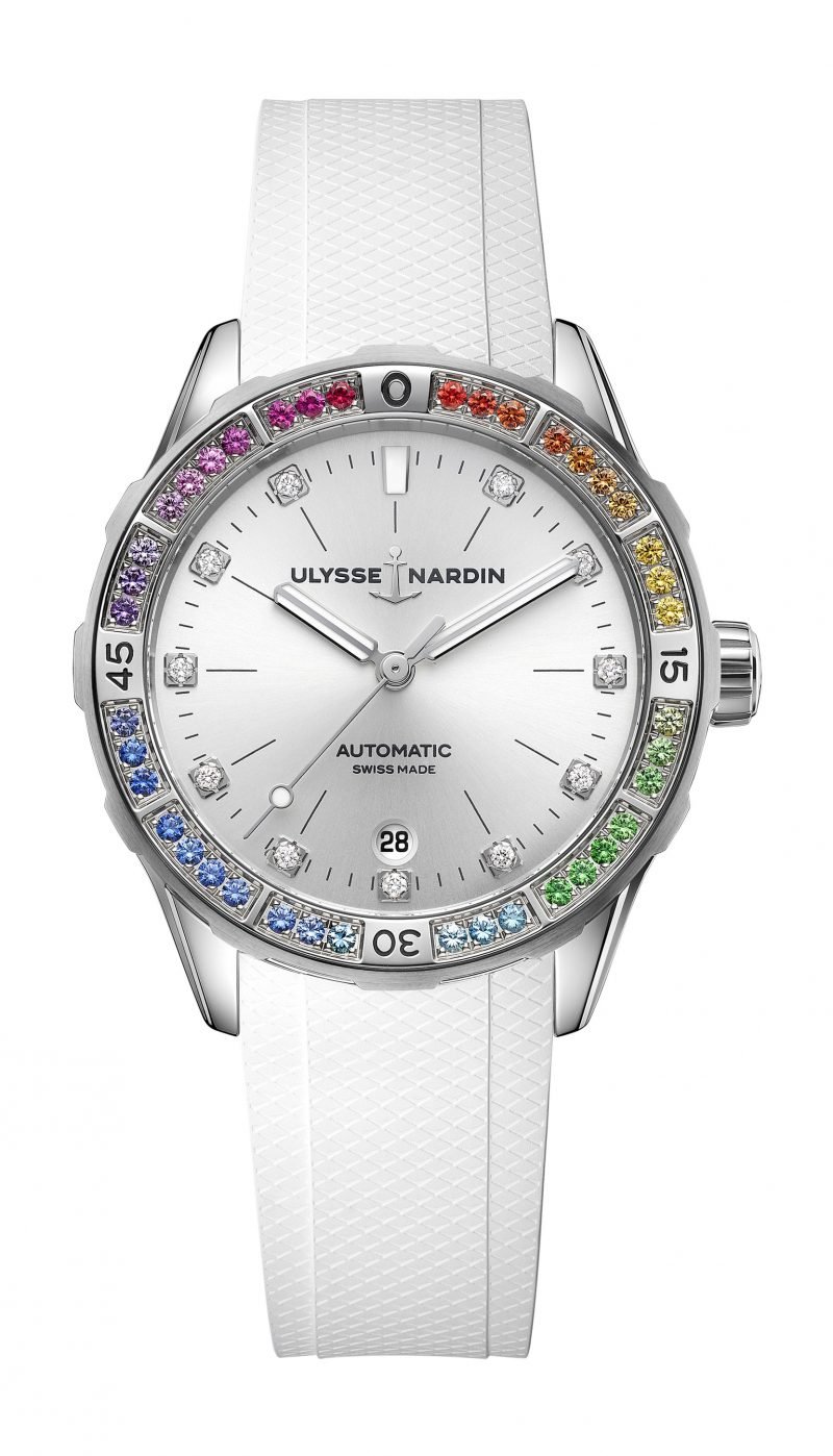 Lady Diver Rainbow White