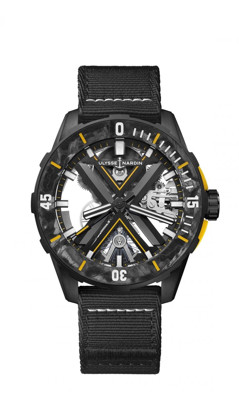Diver X Skeleton Black