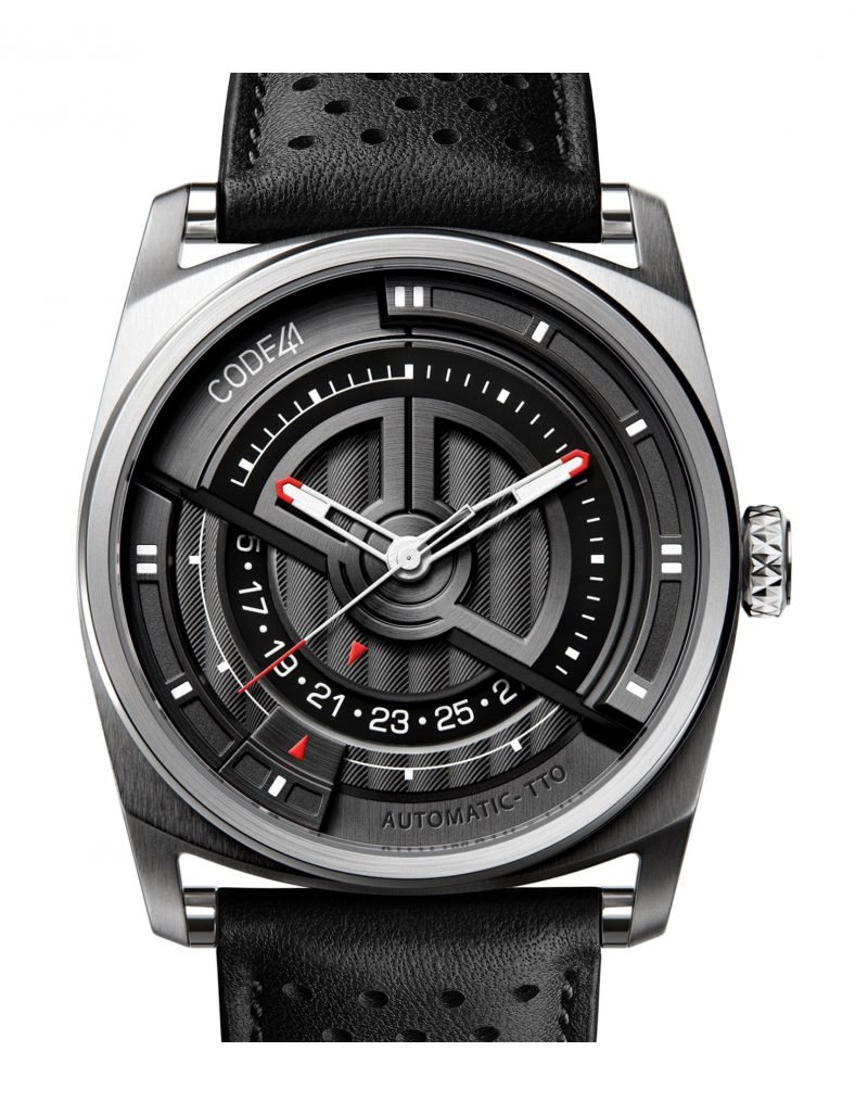 Anomaly Evolution Steel Black Dial